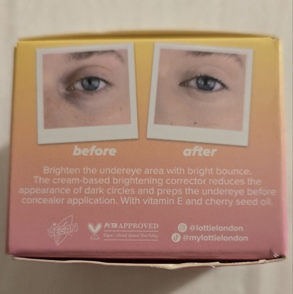 NWT Lottie London Bright Bounce undereye corrector - Picture 2 of 6